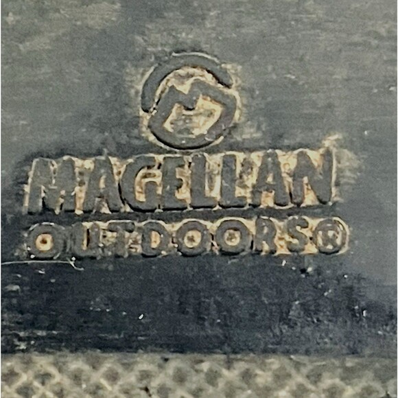 Magellan Cowboy Boots 10 Toddler Faux Leather Black Gray Pull Holes Zip 177706 - Picture 2 of 16